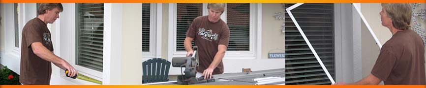 Mobile Screen Pros Screen Repair for Doors and Windows Orange County California.